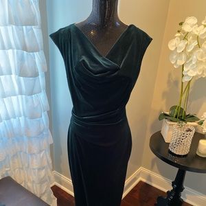 Velvet green Vince Camino dress